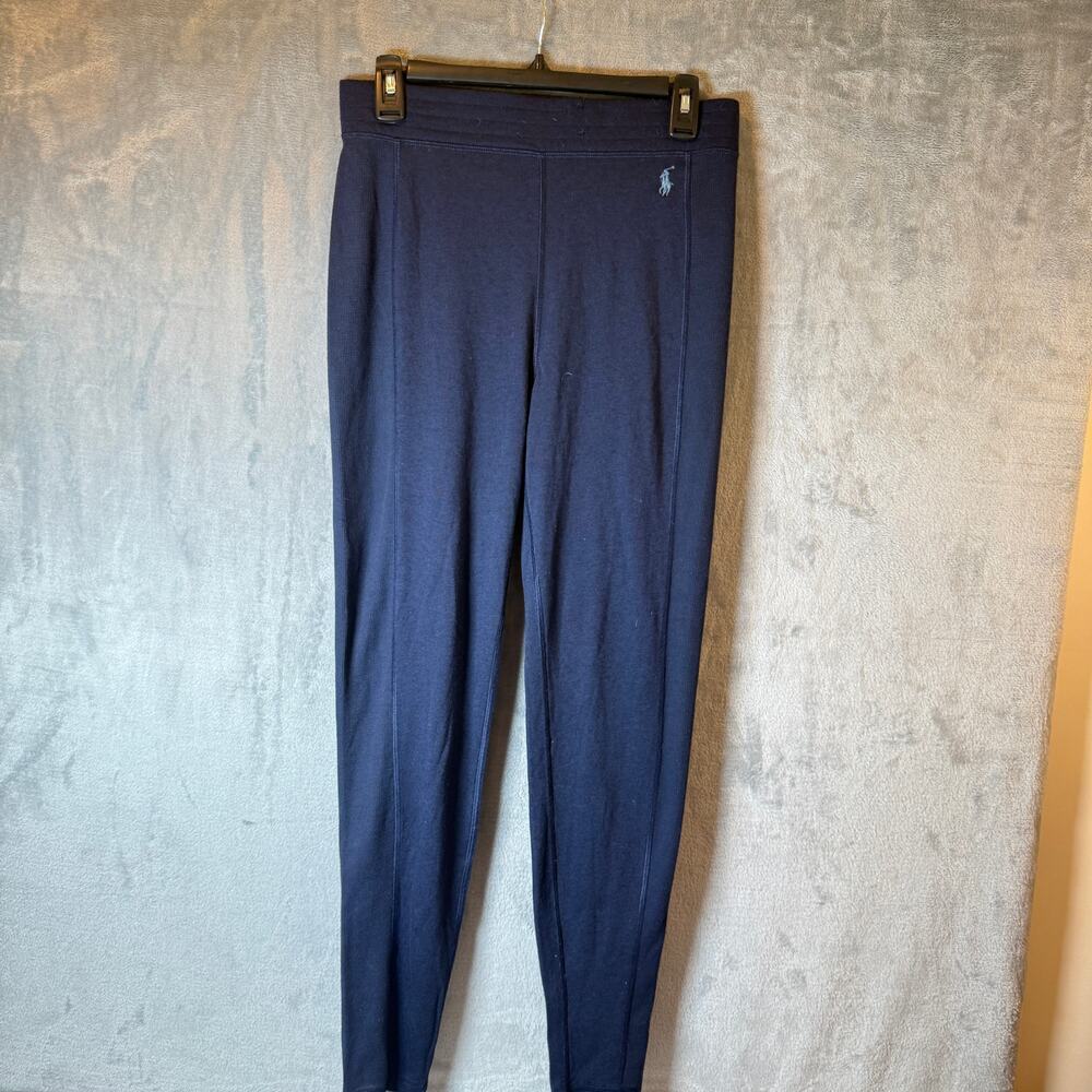 Polo Ralph Lauren Navy Leggings Womens Medium High Rise Stretch Pants